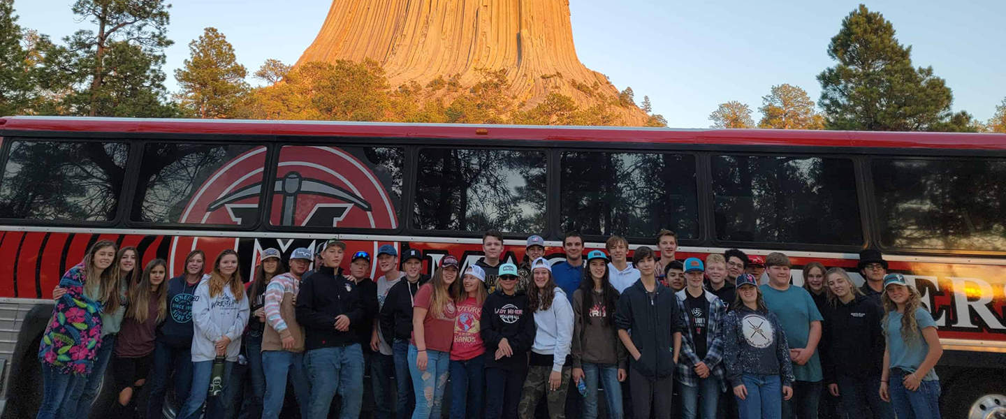 Idaho FFA Convention Bus