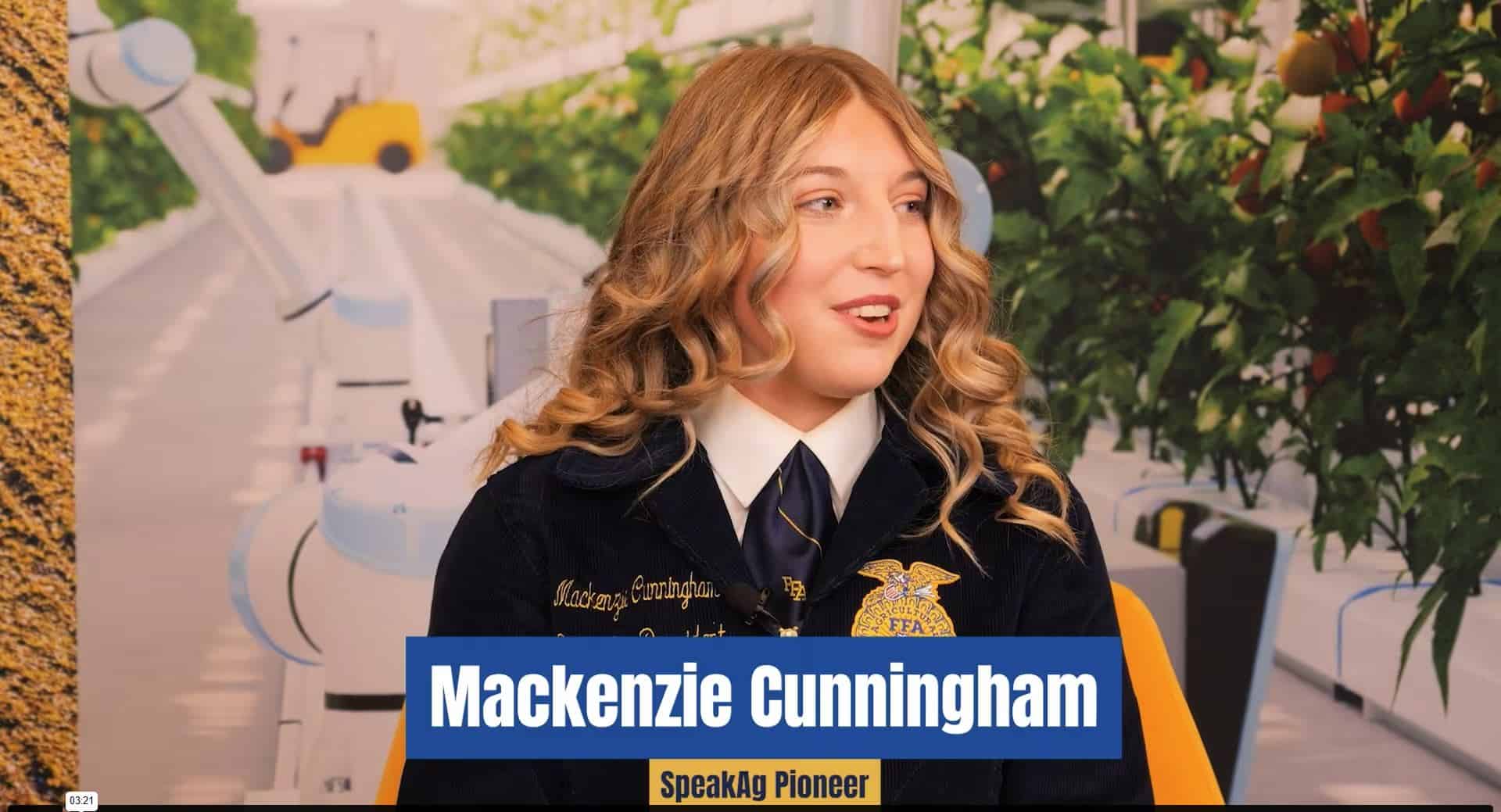 Mackenzie Cunningham - SpeakAg Pioneer