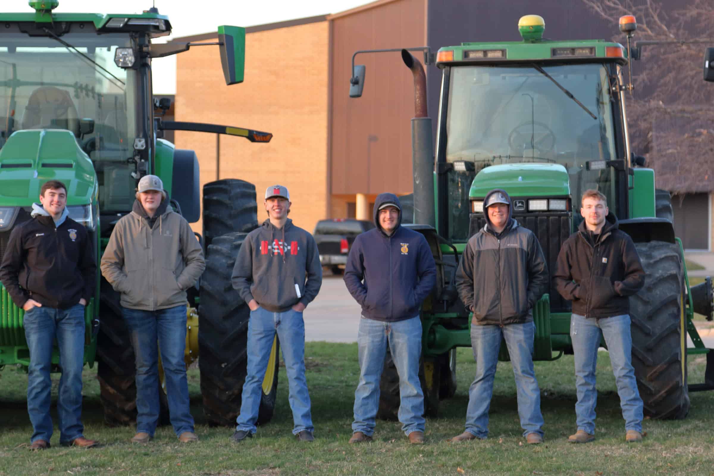 North Scott FFA members added a fun and educational twist to Drive Your Tractor to School Day.