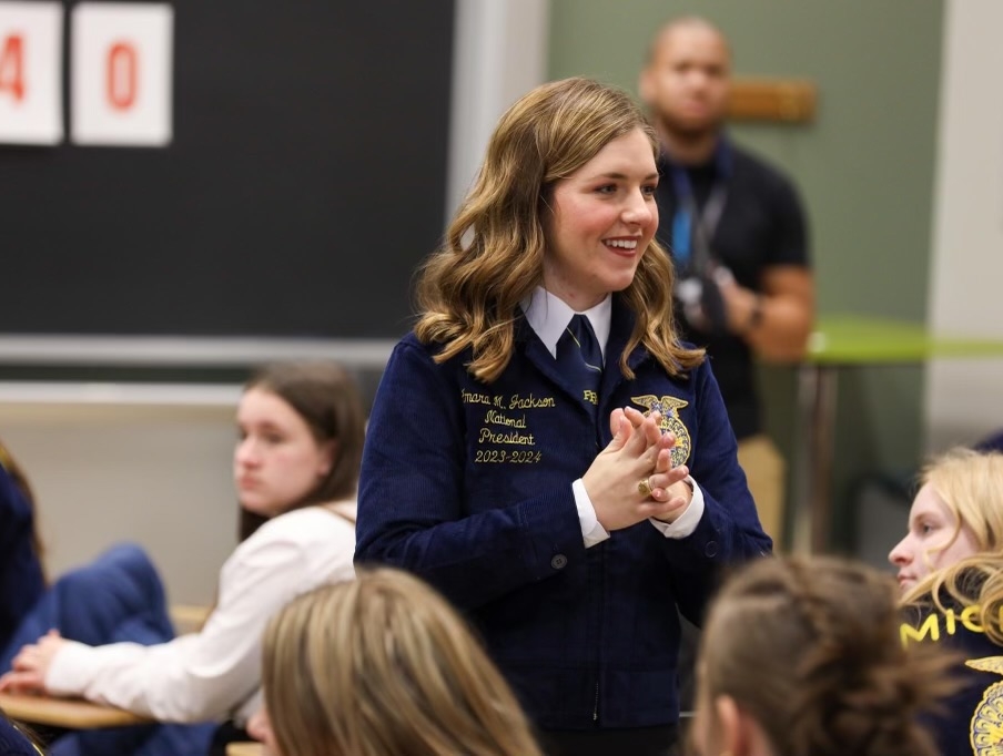 Amara Jackson, 2023-24 National FFA president and 2021-22 Michigan FFA state president, has seen her state association evolve in recent years.