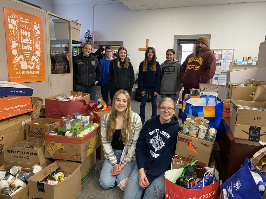 Each year, Penn Yan FFA collects and donates non-perishable food items.