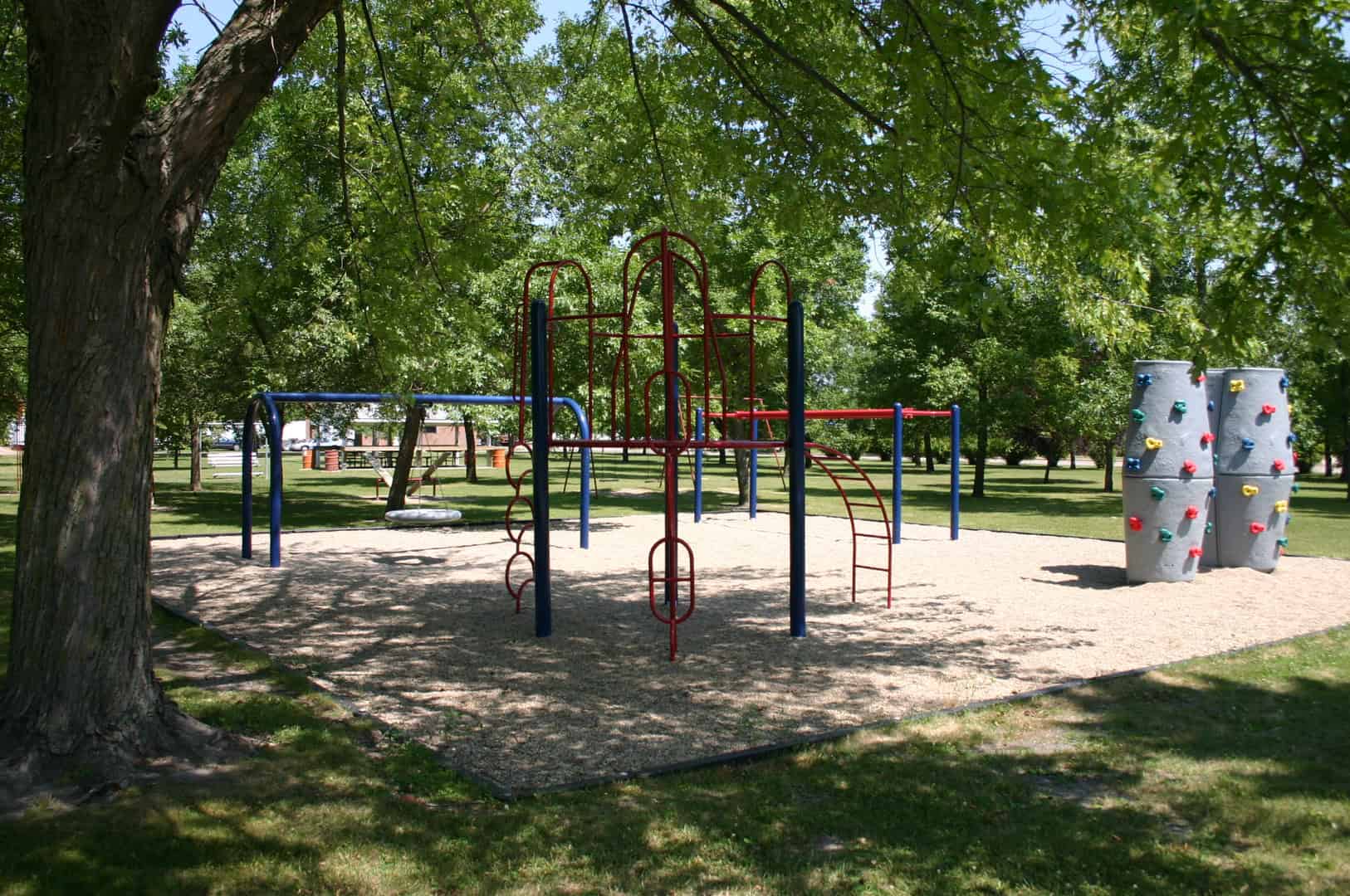 A public park in Hankinson, N.D., where Andrew Jean did some of his SAE.