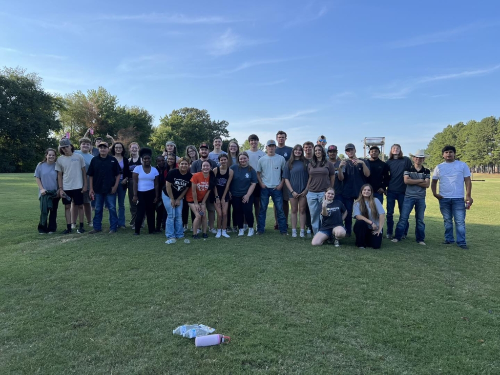 Members participate in the Haywood FFA Back-to-School Ag Bash event.