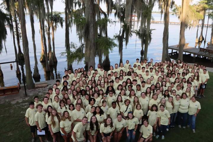 SLC attendees gather for a photo at the North Carolina FFA Center in White Lake.