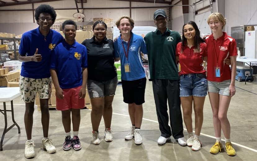 UALSI participants, from left to right: Kaden Ambers, Quintin Walker, Lailah Smith, Colin King, Kaleb Knox, Destiny Perez and Fiona McCarthy.