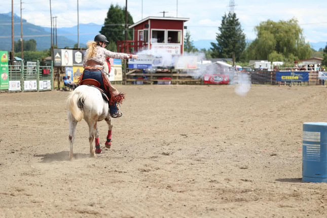 Hannah Lee is one of more than 20,000 people involved in mounted shooting in the U.S.