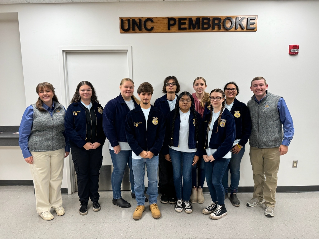 The Lumberton FFA Chapter’s senior and junior teams.