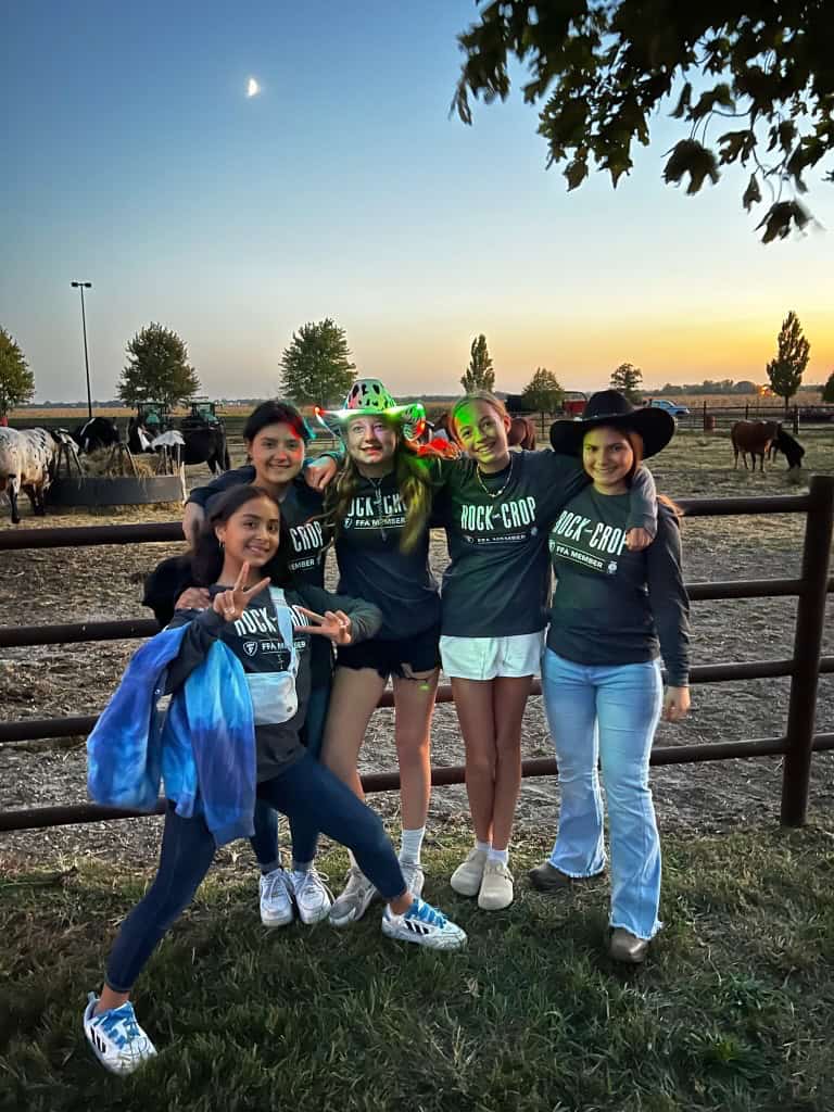 Yorkville Christian FFA members gather in preparation for their concert. Photo courtesy of Firestone Ag.