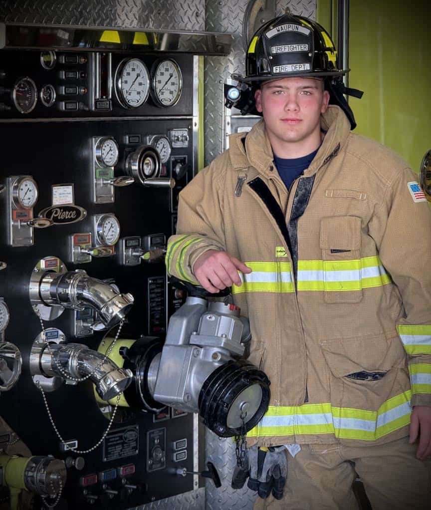 Abel Kooima started working at his local fire department after realizing it could be an opportunity to help others.