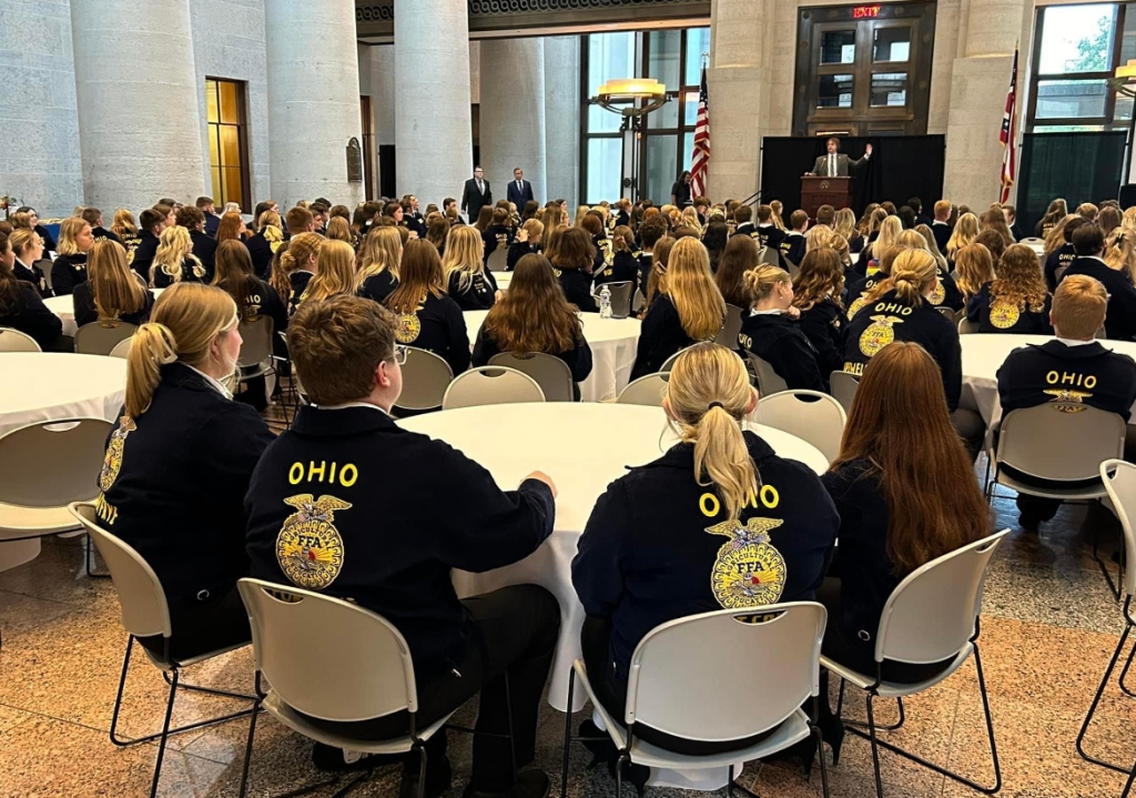 FFA chapters from across Ohio attended the Ohio Legislative Leadership Conference.