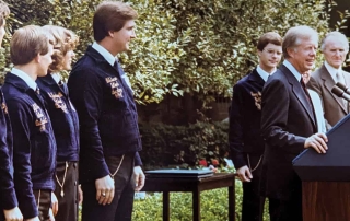 Jimmy Carter with National FFA Officers