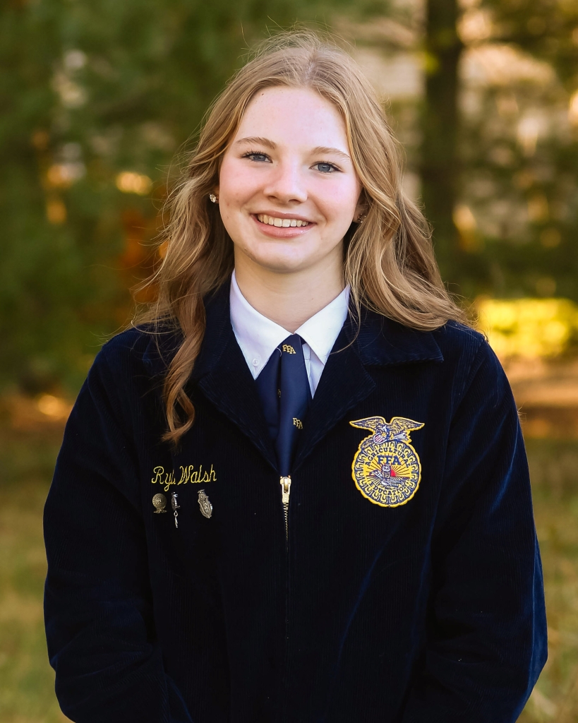 Princeville FFA member Rylie Walsh. Photo by Kelly Down.