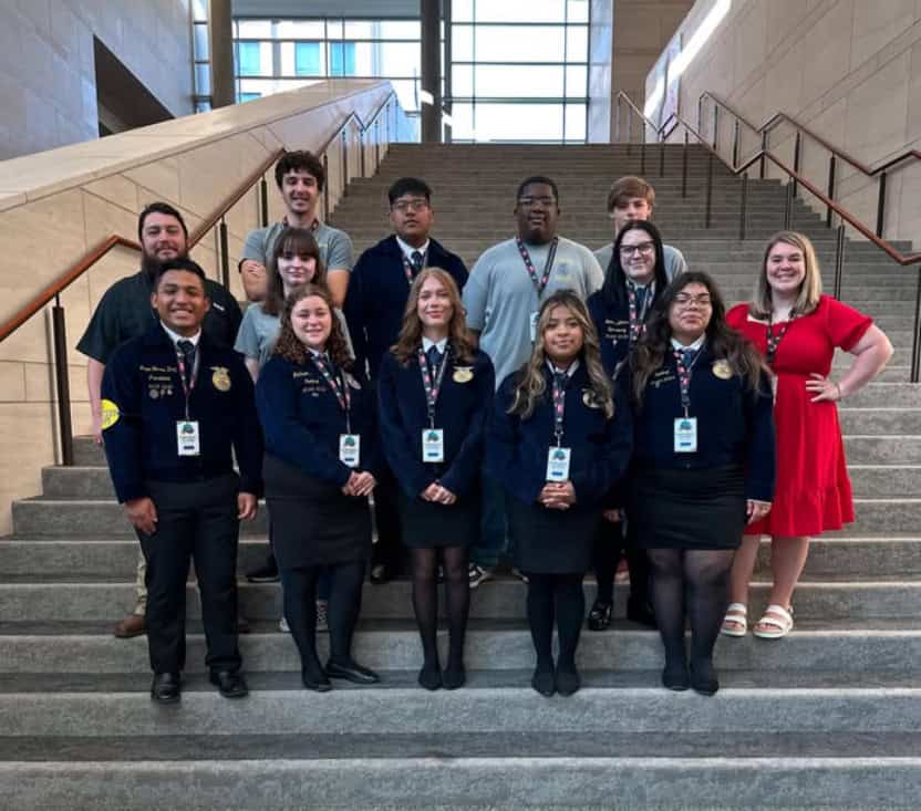 The St. Paul FFA Chapter at the 95th Annual State FFA Convention.