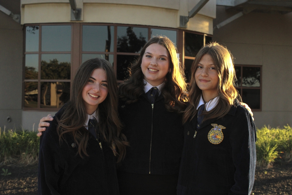 Members of the Tioga FFA officer team.