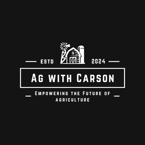 Carson Osteen’s “Ag With Carson” logo that was created for his social media platforms.