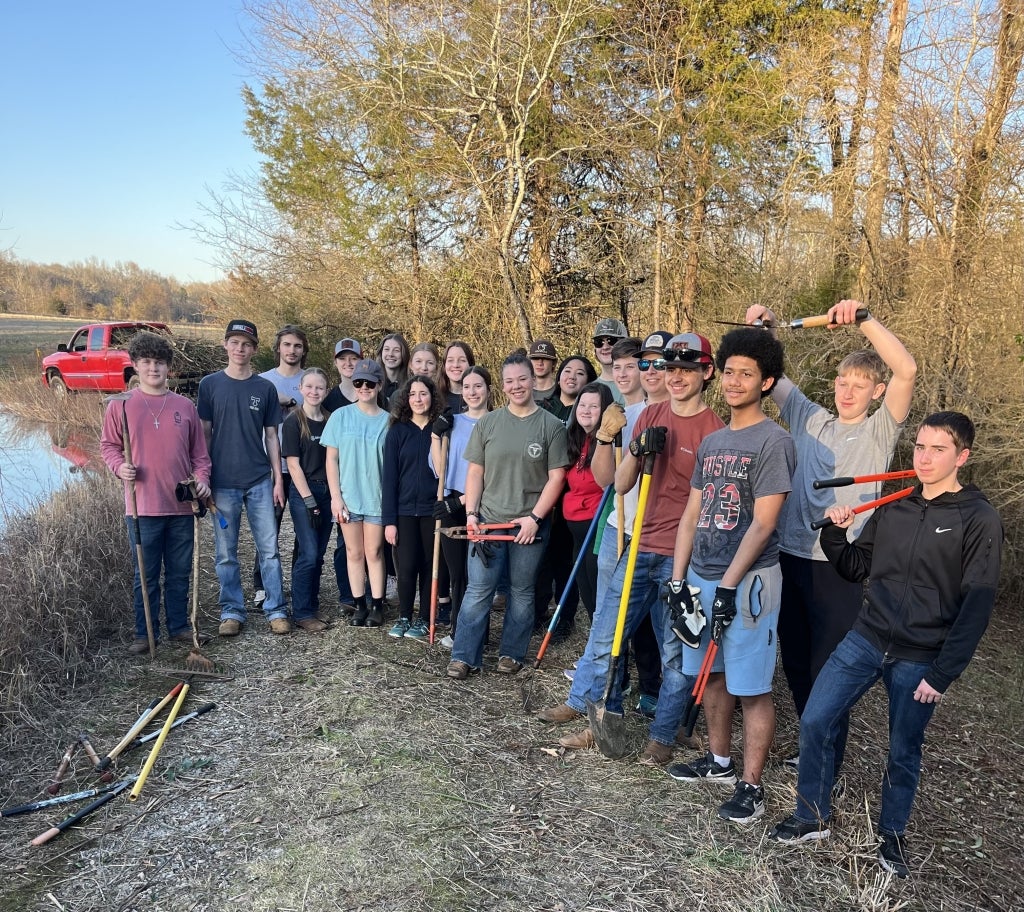 Members of Oconee FFA and North Oconee FFA made friends and bonded over their shared experiences during National FFA Week. 