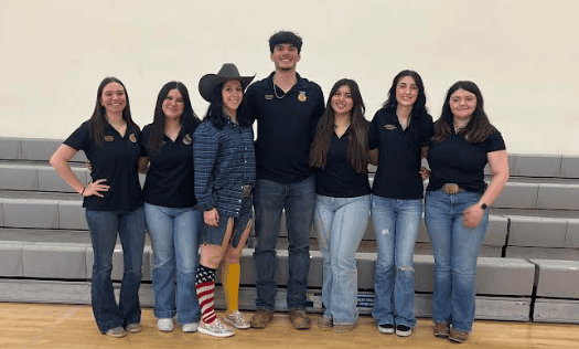 The 2024-25 CORE Butte FFA officer team.