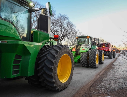 Alva FFA Hosts Drive Your Tractor to School Day