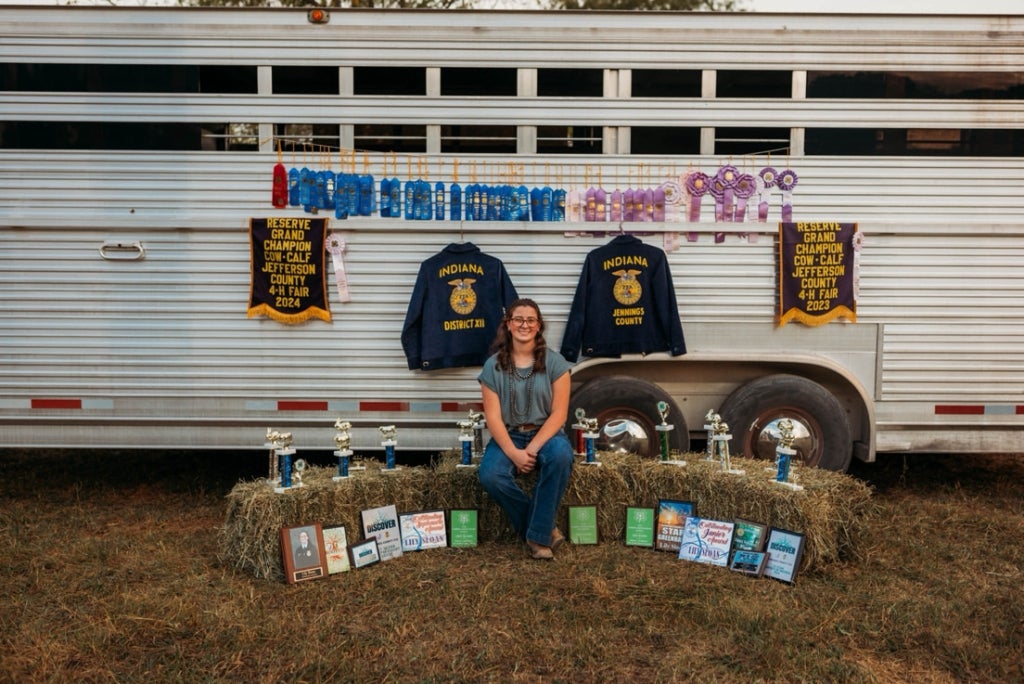 Indiana FFA Member Lily Sloan is president of the Jennings County FFA and Indiana District XII.